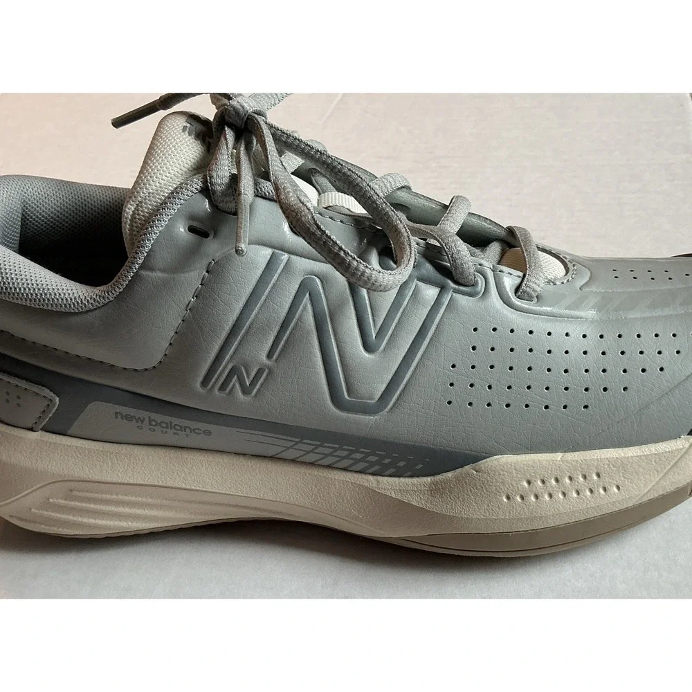 New Balance 696 Women's Tennis Shoes Gray ( WCH696G5 ) Athletic Sneakers Size 8B - Picture 5 of 10